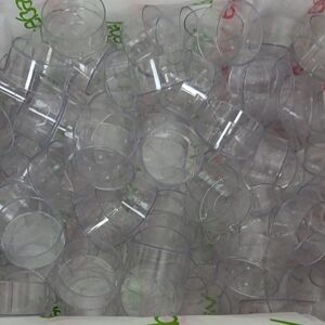 150 Plastic Tealight Cups Polycarbonate Clear Candlemaking Supplies